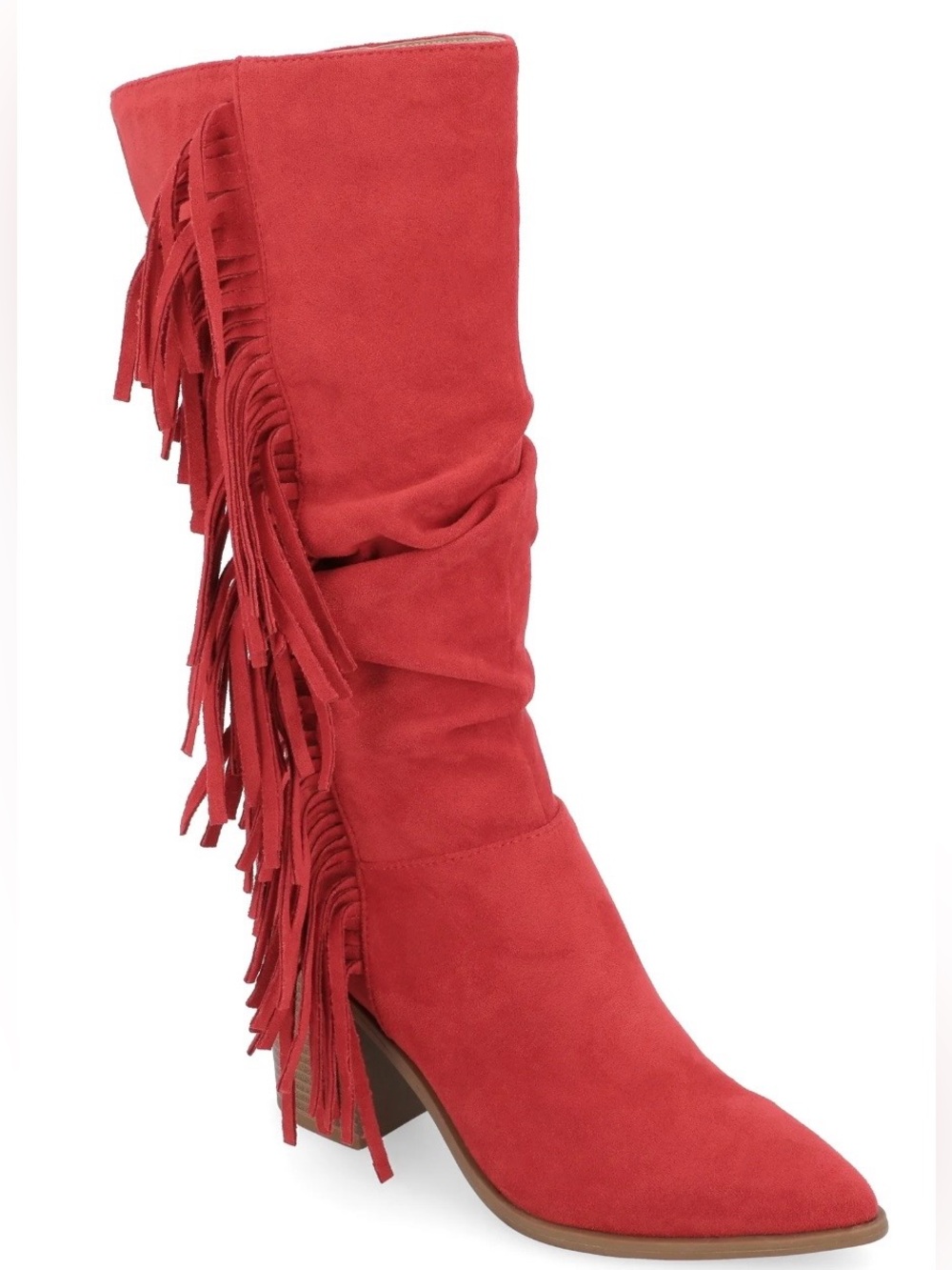 BRAND NEW Journee Womens Hartly Extra Wide Calf Western Mid Calf Boots Size 9